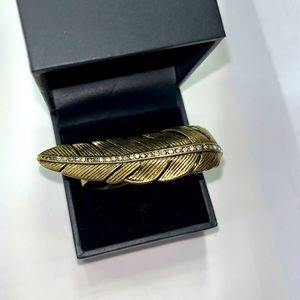 Fossil Leaf Gold ring